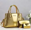 Conjunto de bolsa feminina de três peças, grande capacidade, moderno e versátil, um presente de qualidade para mulheres que vão ao trabalho