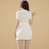 Primer Amor Nueva Lencería Sexy Deseo Puro Sexy Traje de Uniforme Cosplay Disfraz de Enfermera Blanco Traje para Juego de Roles