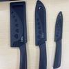 Suporte de faca de aço inoxidável tábua de corte faca preta conjunto de 7 peças caixa colorida faca de cozinha caixa de presente faca de cozinha pequena preta faca multiuso