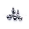 Pernos Dacromet de Acero Inoxidable 304, Pernos de Combinación de Tres Piezas con Cabeza Redonda Torx Interno, Pernos de Combinación de Tres Piezas con Cabeza de Lenteja Ranura Torx