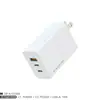 Cargador Etl de Nitruro de Galio Pd65W Estándar de EE. UU. Pps Carga Rápida Adecuado para Teléfonos Móviles y Portátiles Samsung y Apple