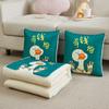 Almohada colcha multifunción moderna simple doble propósito cojín para coche sofá almohada de regalo venta al por mayor cubierta de aire acondicionado de tarde