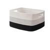 Cesta grande de corda de algodão quadrada Xinyide Cesta para armazenamento de roupas Cesta para armazenamento doméstico Cesta de armazenamento trançada Cesta grande para armazenamento