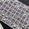 Nuevos Pedrería de Cristal Cuadrado Gordo Irregular de Punta K9 Iridiscente para Arte de Uñas Japonés Pedrería 3D Pedrería de Punta Accesorios de Joyería