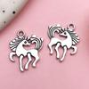 Comercio exterior superventas Plata tibetana animal mariposa tortuga aleación joyería colgante hecho a mano DIY collar pulsera colgante accesorios