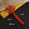 Festival de Primavera Colgantes Pequeños de Nudo Chino de 6 Placas, 8 Placas, 10 Placas para Regalo, Colgantes para Decoración Festiva, Colgantes para Bonsáis en Maceta, Decoraciones