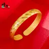 Oro Arena Vietnamita Nuevo Estilo Chino Nicho Lluvia de Meteoros Sutra del Corazón Pulsera Abierta Modelo Tienda de Oro Oro de Imitación Lujo Ligero Joyería Retro