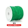No. Hilo de Jade de 100.72m Rollo Grande Pulsera de Cuerda Roja Encriptada Cuerda Trenzada Material para Manualidades Hilo de Cuerda Roja Trenzada para la Mano