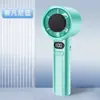 Sudeste Asiático M11 Ventilador de Mano de Alta Velocidad Portátil Turbina Viento Fuerte 120 Velocidades Velocidad Variable Continua Recargable Ventilador Pequeño