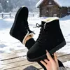 Otoño 2026 Nueva Llegada Comercio Exterior Tallas Grandes para Mujer Casual Cómodo Estilo Europeo Moderno Ropa de Abrigo Botas de Piel Talla Única