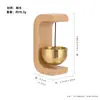 Base de Sino de Cobre de Madeira Maciça Montada na Porta Sino de Porta de Entrada Dopamina Sino de Vento Estilo Japonês Decoração Pendurada Presente de Inauguração