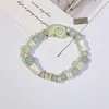 Pulseira de Cerâmica Jingdezhen Nova Pulseira de Cerâmica Jingdezhen Chinesa Joia Simples de Banca Presente para Estudante Joias
