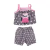 Ropa para Muñeca Shifu Americana de 18 pulgadas Conjunto de Shorts con Tirantes Ropa para Muñeca American Girl Ropa de Disfraz para Muñeca