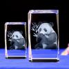 Artesanías de tallado de cristal panda nacional K9 cristal adornos de animales actividades recuerdos turísticos fabricantes mayoreo