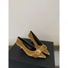 2026 Nuevos Zapatos de Salón para Mujer de Moda Otoñal Europea y Americana con Tacón Medio Bajo, Tacones Finos y Puntas Puntiagudas para Estilo de Oficina
