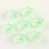 Princessa Sirena Acrílica Recubierta con UV Cabeza de Gato Perla Color Aurora Agujero Grande Cuentas Material para Lazo de Cabello Pulsera Collar
