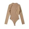 Comércio Exterior Transfronteiriço Roupas Femininas Verão 2025 Europeu e Americano Gola Redonda Manga Longa Macacão/Calça Tricô Vazado Feminino Z222781