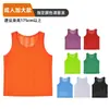 Chaleco de entrenamiento de fútbol a rayas, chaleco de entrenamiento exterior para equipo de baloncesto infantil con números impresos