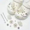 2026 Moda Nuevo Versátil Zueco de Oso con Cuentas Accesorios para Zapatos DIY Dijes Desmontables para Zapatos Hebillas de Zapatos de Alta Gama