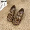 Zapatos Mary Jane estilo Birkenstock de piel genuina, con plataforma para aumentar altura, colección otoño 2026, mocasines casuales retro