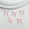 Accesorios para Uñas con Lazo de Cinta Color Macaron Decoración para Uñas Dulce Simple de Color Sólido Bolsa de Materiales Mixtos