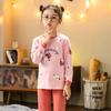 Pijama cálido para niños de dos piezas pequeño, mediano y grande para niños de algodón ropa para el hogar soporta una generación de cabello