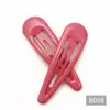 Pinzas para el pelo infantiles de estilo coreano, transfronterizas, lindas, 5 cm, coloridas, pintura horneada, epoxi, pinzas bb, color caramelo, pinzas laterales, pasadores, ins Hyuna