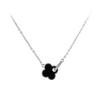 Colar de Trevo de Quatro Folhas Cravejado de Diamantes de Custo Zero para Mulheres, Pingente Estilo Ins, Fashion e Versátil, Atacado Transfronteiriço, Moda de Luxo Leve Ol