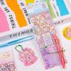 En stock Pegatina de Tarjeta Láser Goo Calcomanía de Dibujos Animados para Niños Calcomanía de Bono Creativa para Manualidades Goo Chuck Bolsa de Materiales para Diario Calcomanía