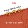 Accesorios Chapados en Oro que Conservan el Color Joyería DIY Oro Antiguo Microincrustado Circonita Circonita Colorida Cuentas Espaciadoras para Pulseras Tejido Piezas Espaciadoras