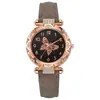 2026 Nuevo Reloj de Mujer de Nicho de Lujo Ligero Estilo Mori Estudiante Estilo Antiguo Artístico que Realza el Blanco Mariposa Esfera Pequeña