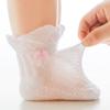 21 Calcetines Finos de Malla para Bebé de Verano Calcetines para Bebés Recién Nacidos Niñas Boca de Burbuja Lazo Calcetines para Niños
