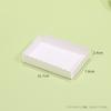 Caja Portátil West Point Papel Kraft Horneado Corte Mu Si Caja de Empaque para Postres Caja de Empaque para Té de la Tarde Caja para Crujiente de Nieve