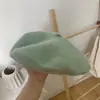 Boina para mujer, estilo británico retro, otoño e invierno, gorro de pintor de lana japonesa, gorro Beilei para mujer, versátil gorro de moda coreana