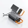 Carregador Portátil de Fornecimento Direto Transfronteiriço 22,5W Grande Capacidade Carregamento Super Rápido com Display Digital e Cabo Embutido 60000mAh Fonte de Alimentação Móvel