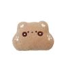Almofada de carro outono e inverno fofa urso de pelúcia gordinho almofada de carro pelúcia de desenho animado confortável macia almofada de carro