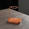 Accesorios estante para fugas de té de pera taza de presentación filtro de té filtro de té integrado juego de té compartimento de té embudo estante colador de té