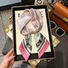 Francês retro cachecol de seda senhoras castanha de caju moda Joker pequeno lenço quadrado arte fita cachecol alto sentido cachecol atacado