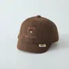 Nova Touca para Bebê Yiwu Versão Coreana Urso de Desenho Animado Fofo Boné de Baseball Infantil Chapéu para Meninos Primavera e Outono Transfronteiriço