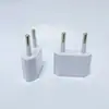 Adaptador de enchufe pequeño de cobre puro transfronterizo estándar europeo, estándar europeo a estándar americano, redondo a plano, adaptador de fuente de alimentación europea estándar alemán