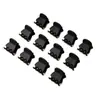 Mini pasador negro pequeño para peinado de princesa, pinza pequeña para flequillo, pinza para flequillo lateral, pinza para la frente, horquilla