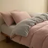 Conjunto de Roupa de Cama de Veludo Leite Inverno Espessado 2026 Novo Conjunto de Roupa de Cama de Veludo Coral Lençol de Elástico Lençol Plano Capa de Edredom Conjunto de Três Peças