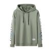 Suéter con capucha de moda estilo coreano para otoño para hombre 2021 otoño simple con capucha reflectante camiseta de manga larga top para hombre