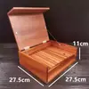 Caja de Sashimi de Madera Estilo Japonés con Tapa, Caja para Pescado, Caja para Salmón, Plato para Carne de Res, Plato para Verduras, Caja de Madera, Caja de Madera Blanca para Sushi