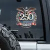 Produto Novo Transfronteiriço Adesivo Comemorativo do 250º Aniversário Adesivo Magnético Adesivo de Para-choque de Carro Adesivo de Vidro Adesivo de Janela de Carro Independente