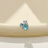 Manguito de Oreja de Circonita Cúbica de Temperamento Sin Perforación de Oreja Pendientes de Botón de Moda Manguito de Oreja Versátil Estilo Mariposa Pendiente de Lujo Ligero de Alta Gama