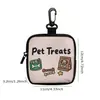 Bolsa Transparente para Petiscos de Cachorro DIY Transfronteiriça Conjunto de Treinamento para Pets com Gancho e Zíper Bolsa de Treinamento para Cachorro Dropshipping