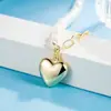 Novo Colar de Pérolas em Formato de Coração Estilo Coreano e Japonês, Moderno e Elegante, Design Delicado e Único, Colar Feminino, Venda por Atacado Disponível