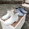 Botas de chuva novas transfronteiriças botas de chuva curtas antiderrapantes masculinas sapatos de água ao ar livre estilo coreano moda low-top sapatos impermeáveis comércio exterior