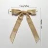 Cinta de Terciopelo Transfronteriza Lazo Diagonal Adornos Navideños Pinzas para el Cabello Decoraciones para Envoltura de Regalos Botella de Vino Artículos de Decoración para el Hogar